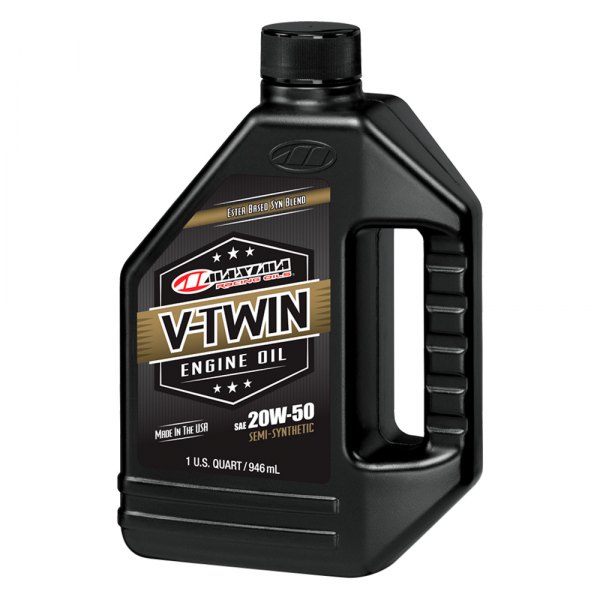 Maxima Racing Oils® - V-Twin™ SAE 20W-50 Synthetic Engine Oil, 1 Quart