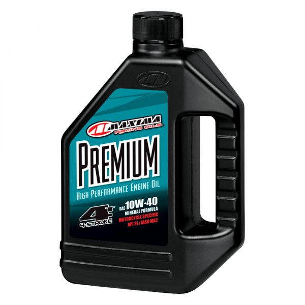 Maxima Racing Oils® - Maxum 4 SAE 10W-40 Premium Motorcycle Engine Oil, 1 Gallon