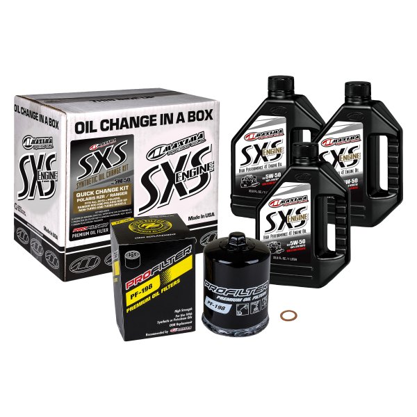 Maxima Racing Oils® - SXS SAE 5W-50 Synthetic Quick Change Kit