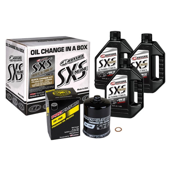 Maxima Racing Oils® - SXS SAE 10W-50 Synthetic Quick Change Kit