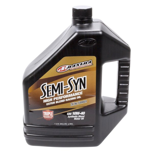 Maxima Racing Oils® - Semi-Syn SAE 10W-40 Semi-Synthetic Engine Oil, 1 Gallon