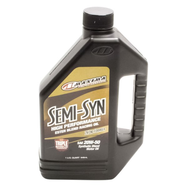 Maxima Racing Oils® - Semi-Syn SAE 20W-50 Synthetic Blend Motor Oil, 1 Quart