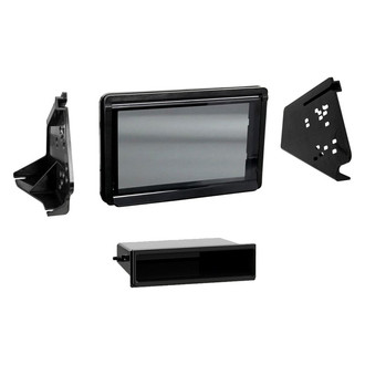 Metra® - Black/Matte Double Stereo Dash Kit