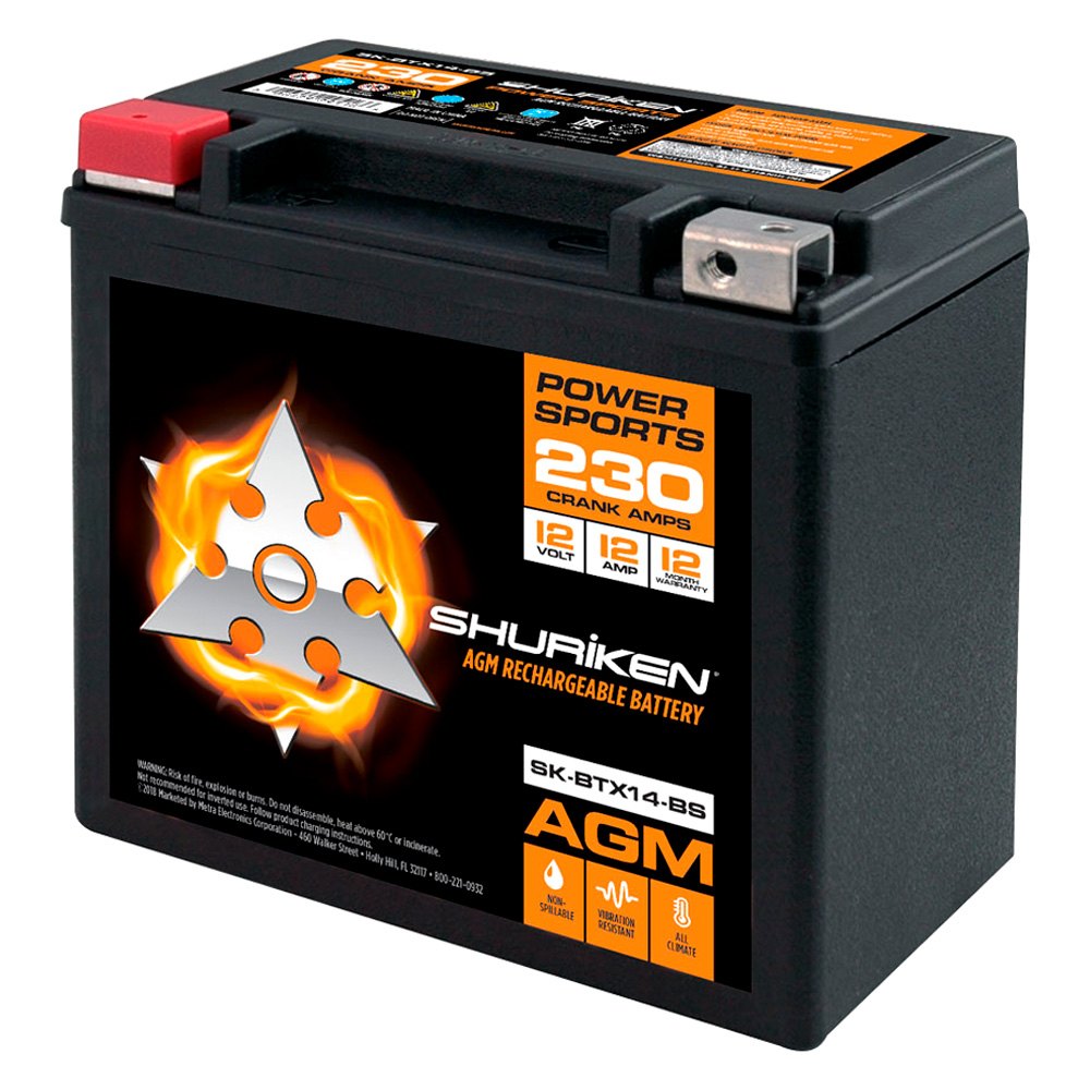 Agm Battery Yamaha Ttr230 Battery Yuasa H-P Factory Activated AGM