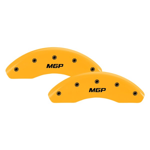 MGP® - Gloss Yellow Caliper Covers with MGP Engraving