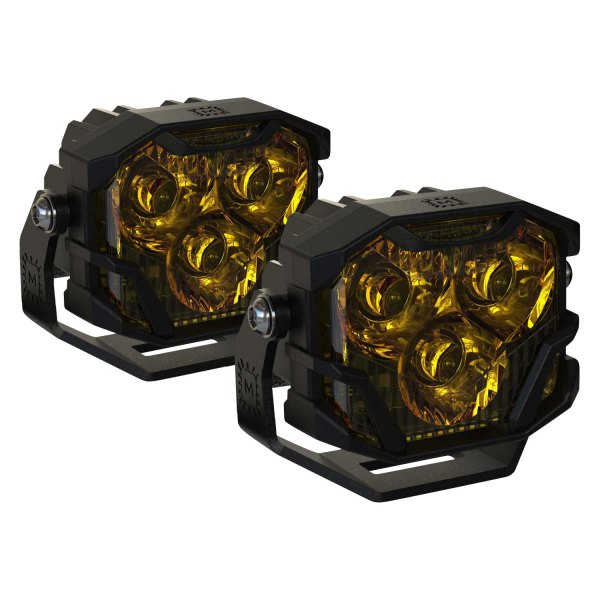 Morimoto® - 4Banger NCS 2x20W Spot Beam Yellow LED Lights