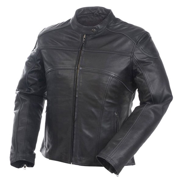 Mossi® - Adventure Premium Women's Leather Jacket (10, Black)