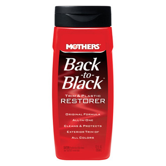 Mothers® 06112 - Back-to-Black™ 12 oz. Trim and Plastic Restorer