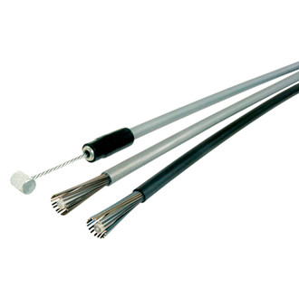 Motion Pro® - Revolver™ Black Vinyl Throttle Push-Pull Cable Set