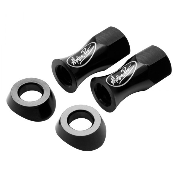 Motion Pro® - LiteLoc™ Black Anodized Rim Lock Nuts with Beveled Washers