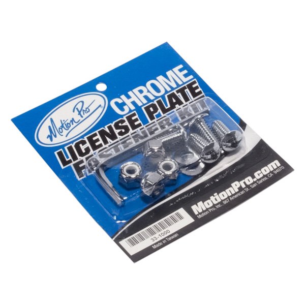 Motion Pro® - Chrome License Plate Hardware