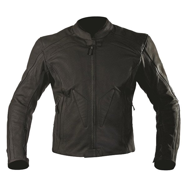 Motonation® - Dominator Sport Leather Sport Jacket (40, Black)