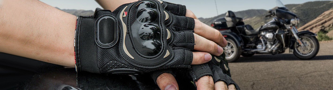 Motorcycle Women's Fingerless Gloves