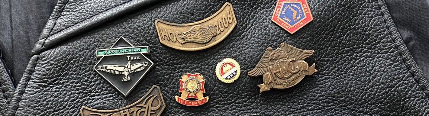 Motorcycle Biker Badges & Pins