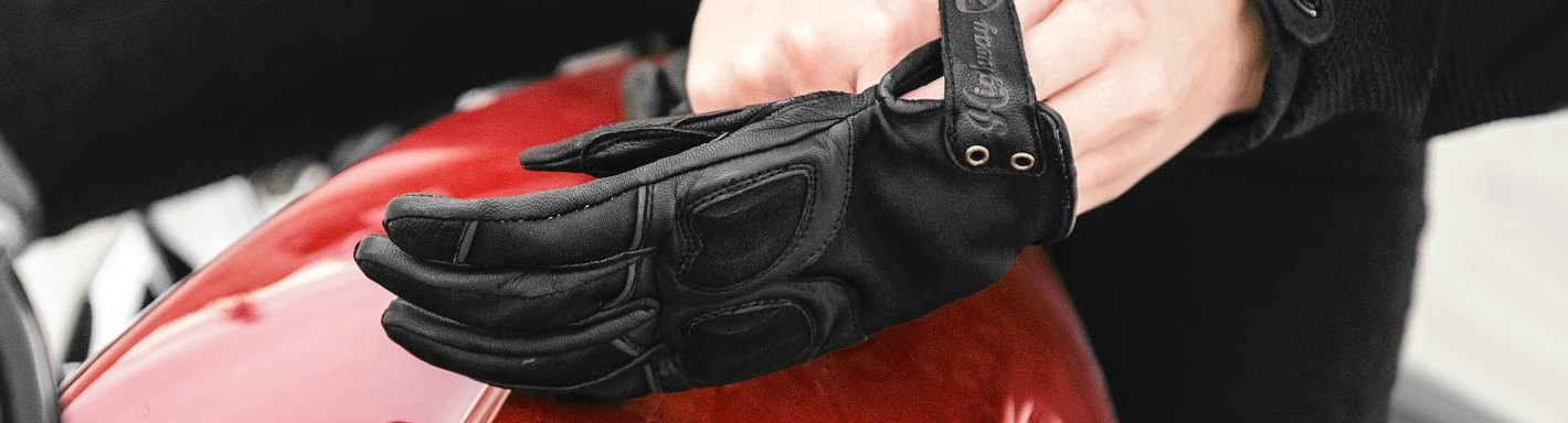 Motorcycle Women's Short Cuff Gloves