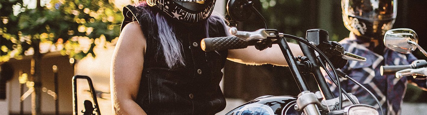 Motorcycle Women's Denim Vests