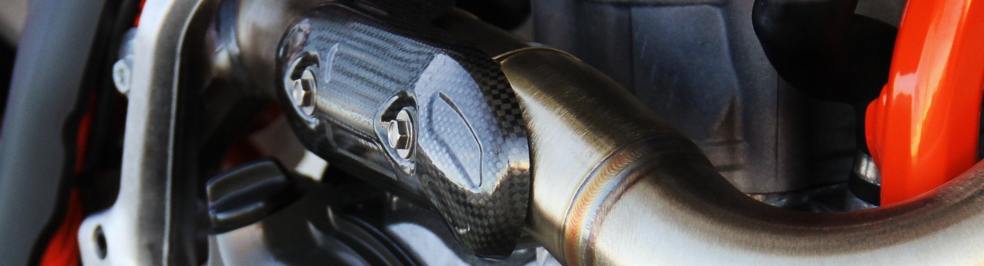Motorcycle Exhaust Heat Deflectors