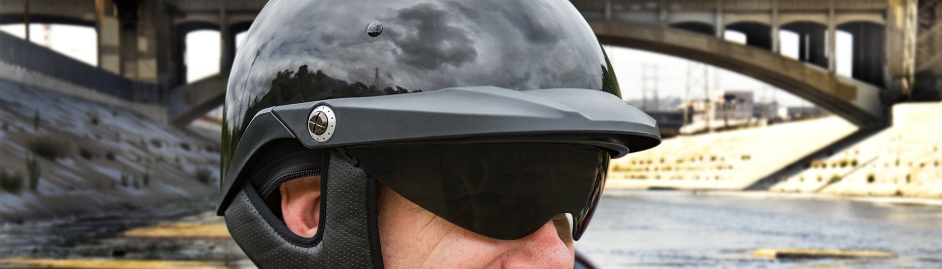 Motorcycle Half Shell Helmets