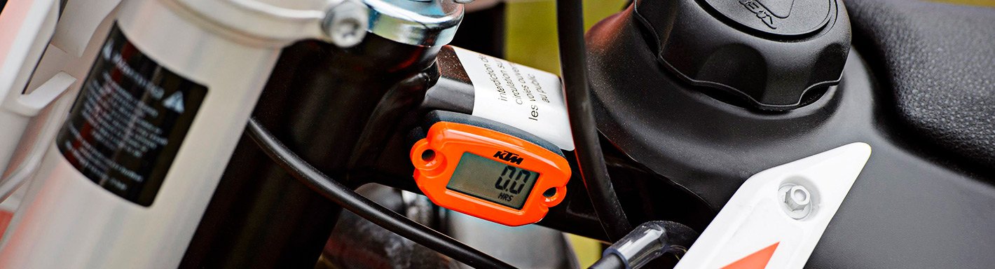 Universal Motorcycle Hour Meters, Timers & Clocks