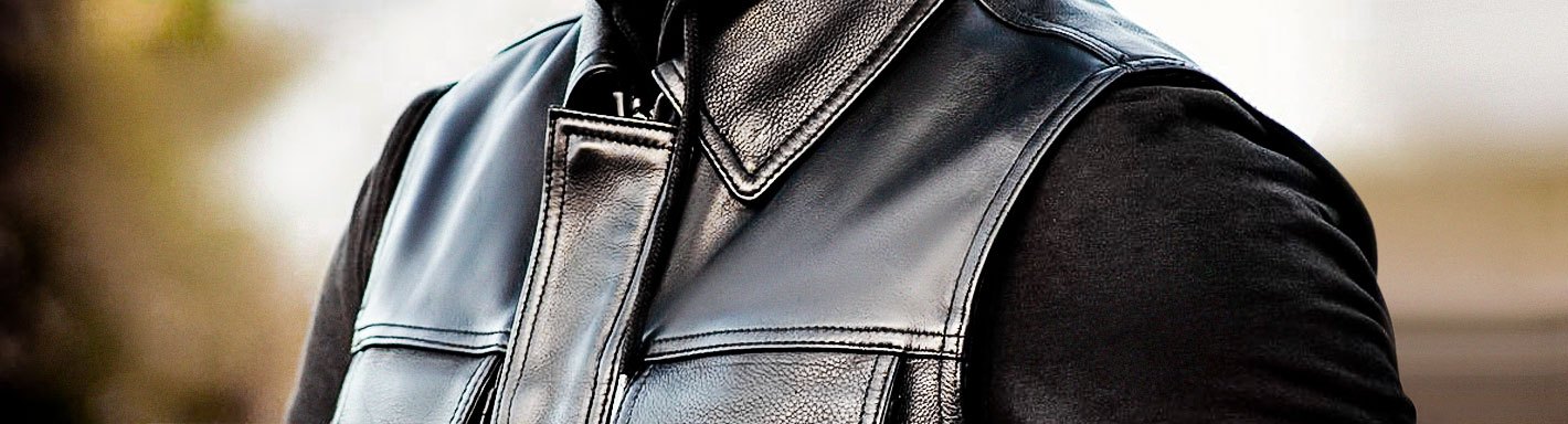 Motorcycle Leather Vests