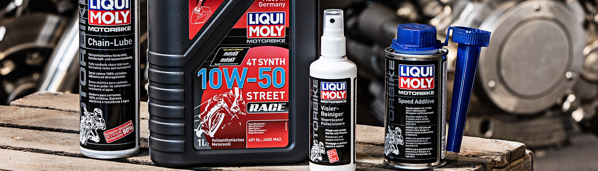 Motorcycle Oils & Chemicals