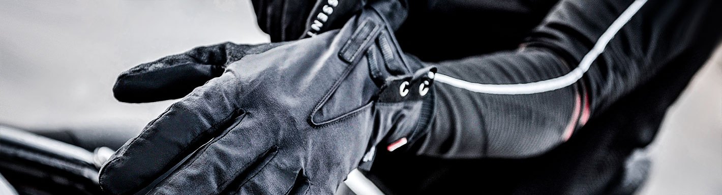 Motorcycle Rain Over Gloves