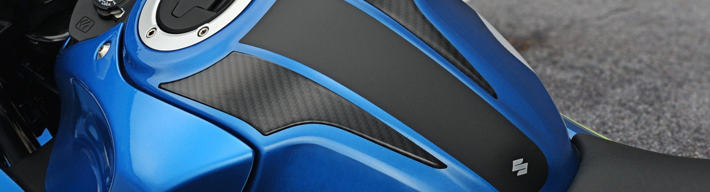 3D Carbon Fiber Look Motorcycle Sport Tank Gas Protector Pad Sticker Universal Fit 1Piece. 