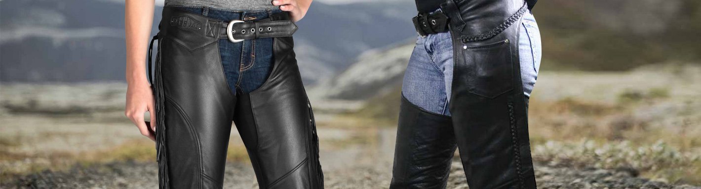 Motorcycle Women's Leather Pants & Chaps