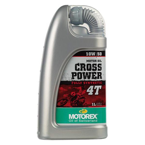 Motorex® - Cross Power 4T SAE 10W-50 Synthetic Engine Oil, 1 Liter