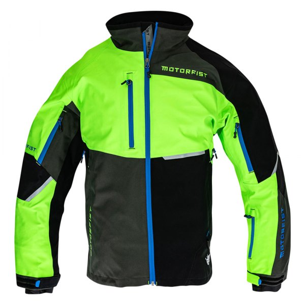Motorfist® - Rekon X Men's Jacket (2X-Large (Standart), Green/Blue)