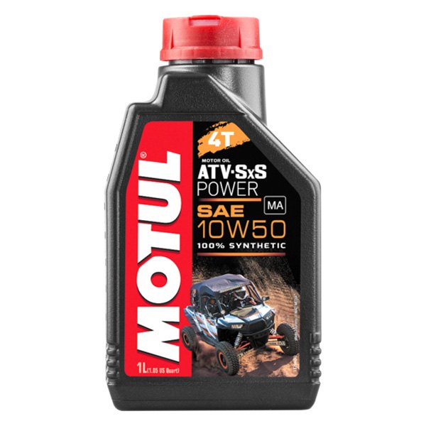 Motul USA® - ATV SxS Power SAE 10W-50 Synthetic 4T Engine Oil, 1 Liter