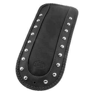 Mustang® - Chrome Studded Black Fender Bib