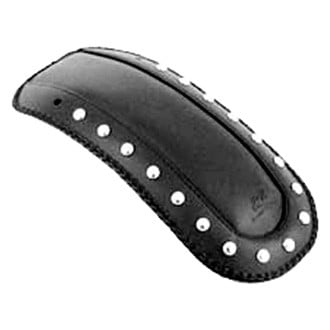 Mustang® - Chrome Studded Black Fender Bib