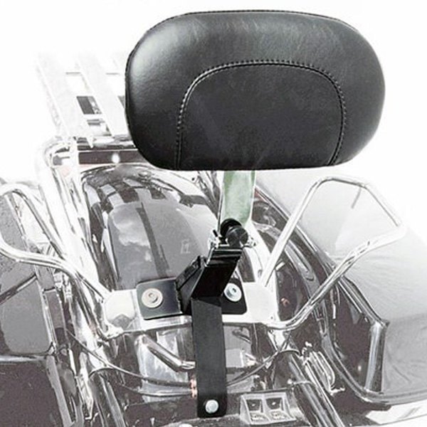 Mustang® - Black Chrome Studded Driver Backrest
