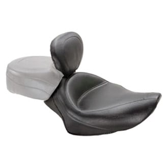Mustang® - Wide Touring Solo Seat with Driver Backrest