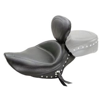 Mustang® - Wide Touring Solo Seat with Driver Backrest