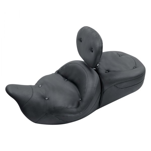 Mustang® - Super Touring Regal One-Piece Seat with Driver Backrest