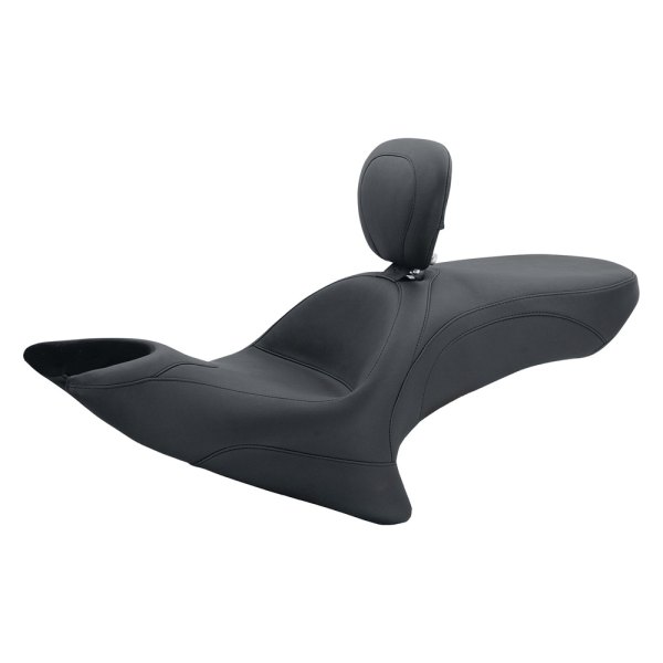 Mustang® - Wide Touring One-Piece Seat with Driver Backrest