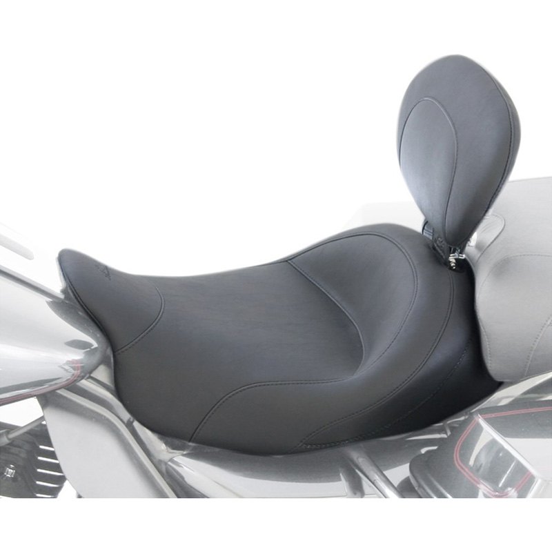 Mustang® 79600 - Standard Touring Solo Seat with Driver Backrest ...