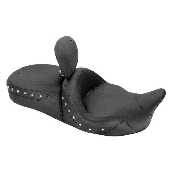 Mustang® - Super Touring One-Piece Seat with Driver Backrest