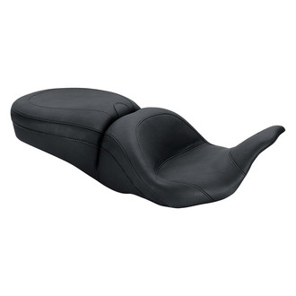 Mustang® - Lowdown™ Touring One-Piece Seat with Driver Backrest