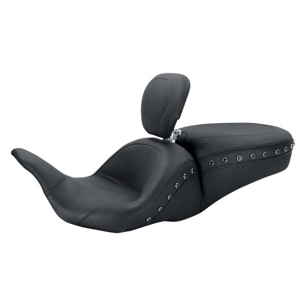 Mustang® - Lowdown™ Touring One-Piece Seat with Driver Backrest