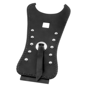 Mustang® - Chrome Studded Black Tank Bib with Concho