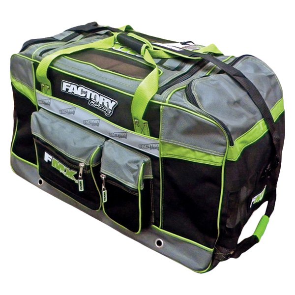 MX Equipment® - FMX™ Gear Bag (30" x 16" x 18", Black/Green)