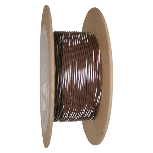 NAMZ® - Brown/White Stripe 100' Spool of Primary Wire