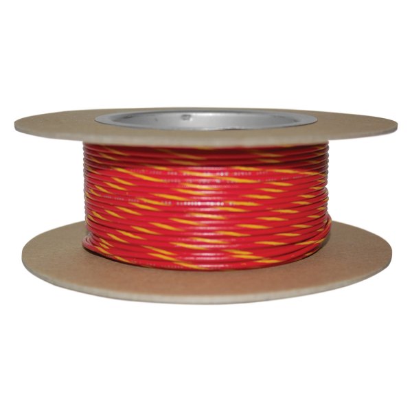 NAMZ® - Red/Yellow Stripe 100' Spool of Primary Wire
