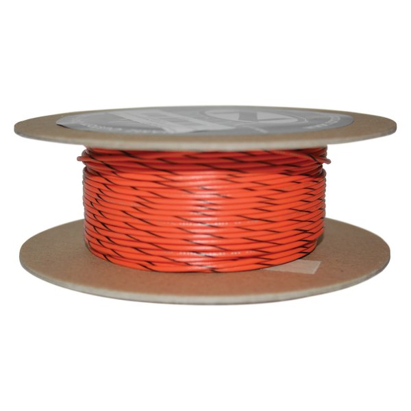 NAMZ® - Black/Orange/Stripe 100' Spool of Primary Wire