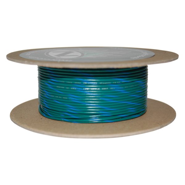 NAMZ® - Green/Blue Stripe 100' Spool of Primary Wire