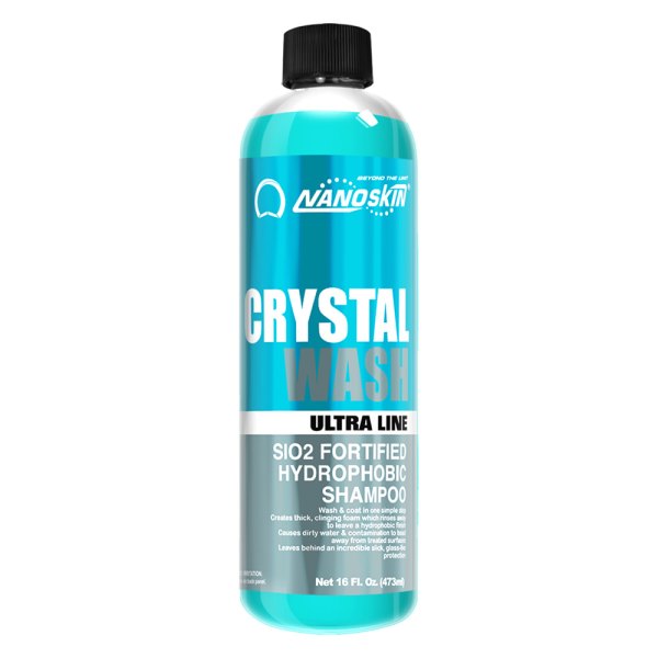 Nanoskin® - 16 oz. Crystal Wash SiO2 Fortified Hydrophobic Shampoo