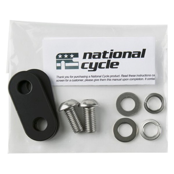 National Cycle® - 38mm Black Optional Footpeg Mounting Brackets for Comfort Bars